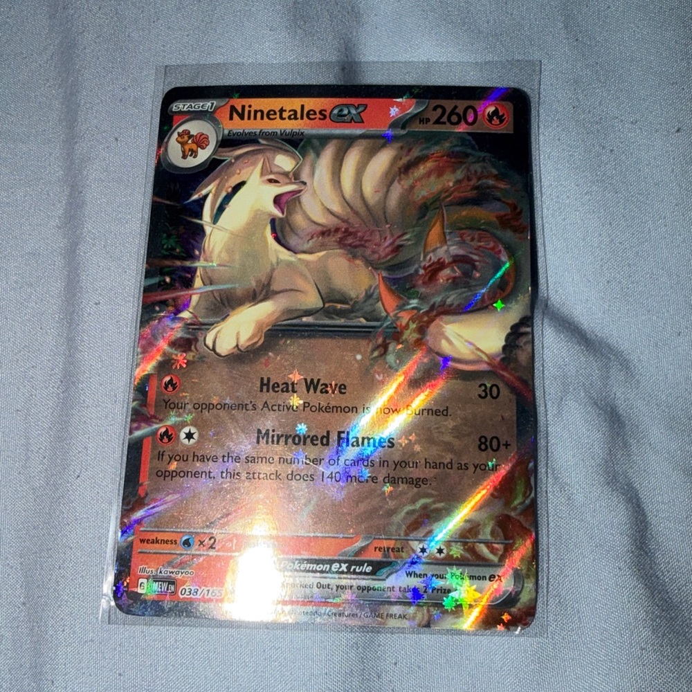 Ninetales EX Pokémon Card Holographic